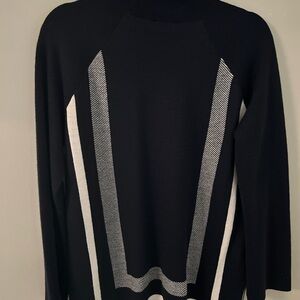 Women’s Black and Off White Sweater